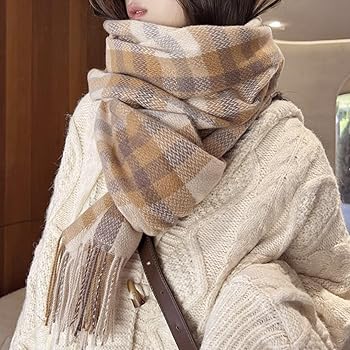 MONCLER クリーム色 ストール